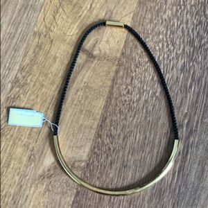 🆕 MK Curved Bar Necklace